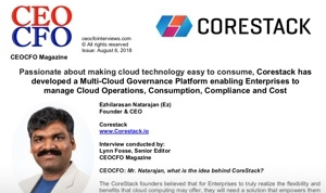 CoreStack CEO, Ezhilarasan Natarajan interviewed by the CEOCFO Magazine